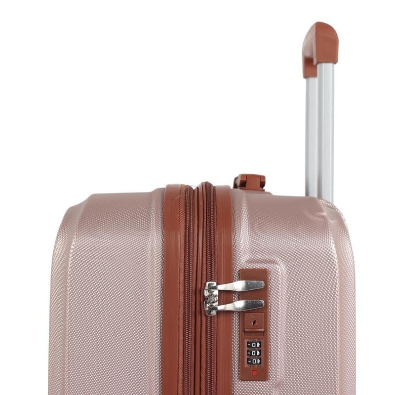 أفياتور طقم حقائب سفر دبش عروسة - مكون من 5قطع يشمل  -بكفرات دبل صامتة - ماركة AVIATOR - Image 5